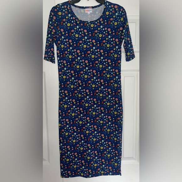 LuLaRoe Mixed Color Dress, Size Small - Picture 1 of 5